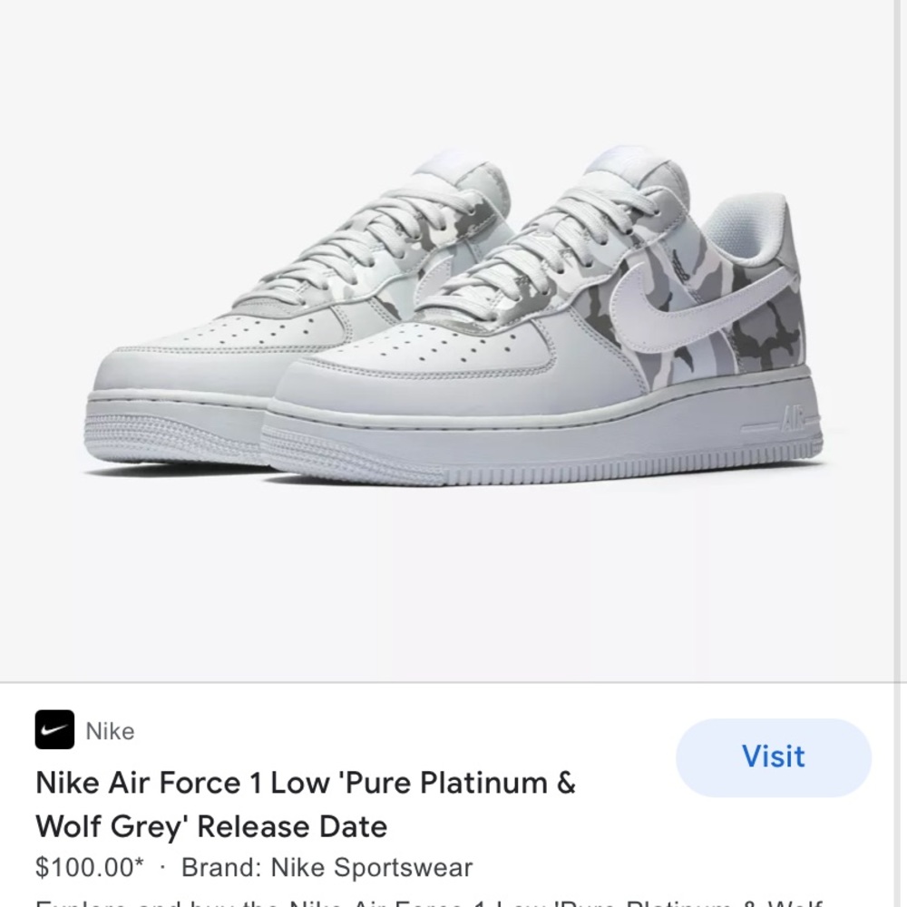 CAMO REFLECTIVE AIR FORCE ONES